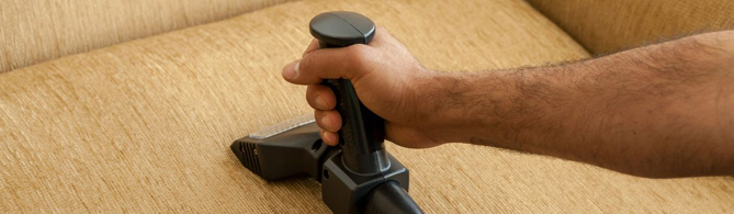 janitor cleaning couch
